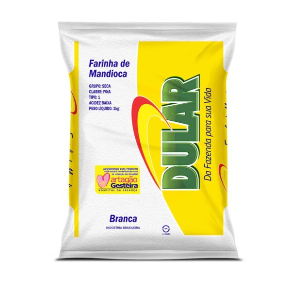 Farinha de Mandioca Branca Dular 1kg