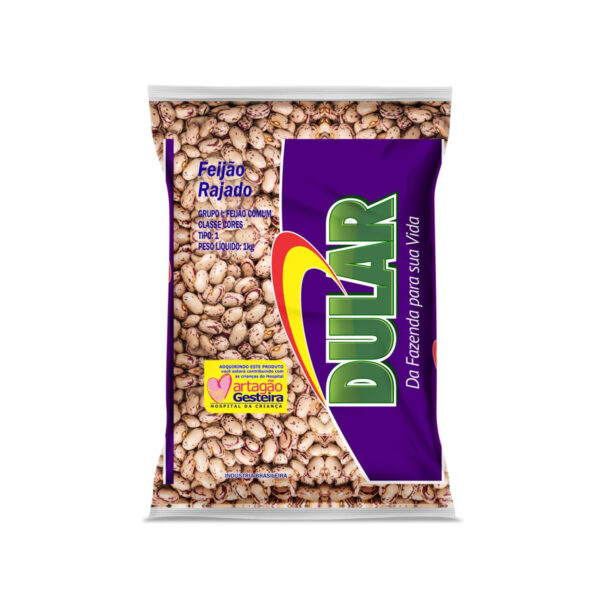 Feijão Rajado Dular 1kg